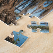 沼のヒノキの木 ジグソーパズル (側面)