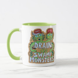 沼のモンスターを排水するマグカップ マグカップ