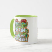 沼のモンスターを排水するマグカップ マグカップ (正面左)