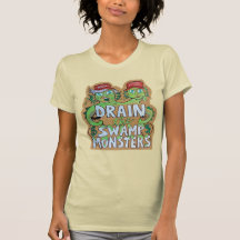 沼のモンスターズ レディースTシャツ