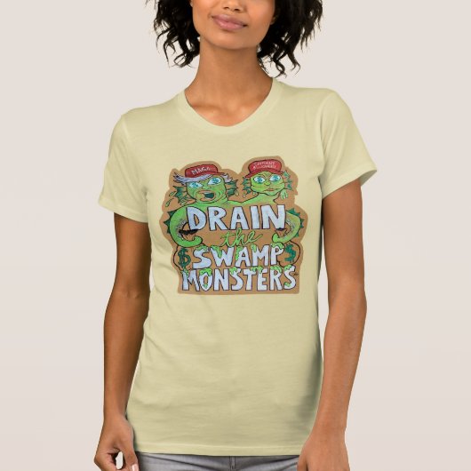 沼のモンスターズ レディースTシャツ Tシャツ (正面)
