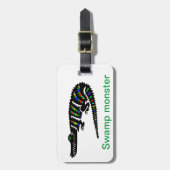沼のモンスターCROCODILE – ラゲッジタグ (正面縦)