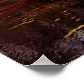 沼の上の月 ポスター (角)