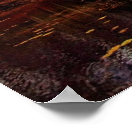 沼の上の月 ポスター (角)