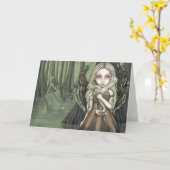 『沼の墓』グリーティングカード カード (黄色い花)