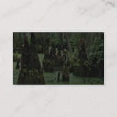 沼の水から上がるはげたヒノキの膝 名刺 (裏面)