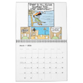 沼の漫画のキャラクター動物カレンダー カレンダー (3月 2026)