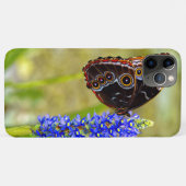 沼の蘭の青いモルフォの蝶 Case-Mate iPhoneケース (裏面(横))