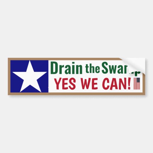 沼のYesを抜け！ バンパーステッカー (正面)