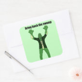 沼を取り戻す スクエアシール (封筒)