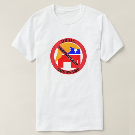 沼を干上がらせ#VOTEOUTGOP Tシャツ (デザイン正面)