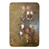 沼カラフルの北シベラー・アヒル バスマット (正面縦)