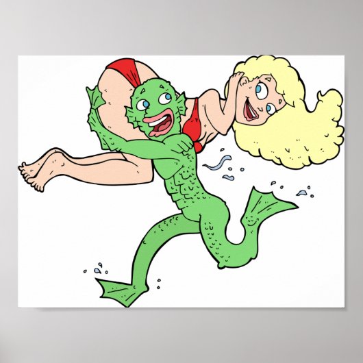 沼モンスターポスター ポスター (正面)