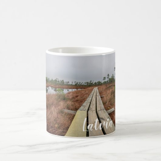 沼地のハイキングコース コーヒーマグカップ (中央)