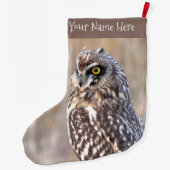 沼地のポートレート ラージクリスマスストッキング (裏面)