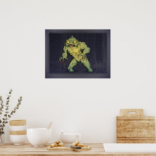 沼地の生物 ポスター (キッチン)