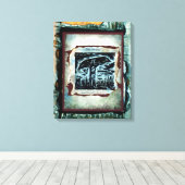 沼地 キャンバスプリント (インサイチュ (ウッドフロア))