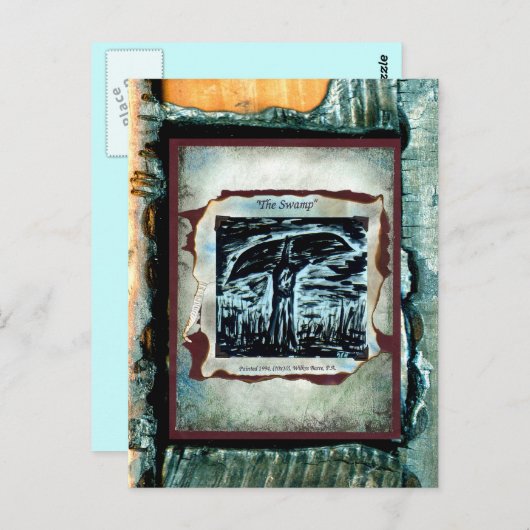 沼地 ポストカード (正面/裏面)
