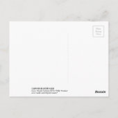 沼崎牧場の昼，牛，吉田博，ウッドカット ポストカード (裏面)