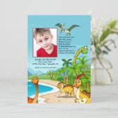 沼恐竜の写真招待状 招待状 (スタンド正面)