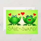 沼救の痙攣とベウラの緑 ポストカード (正面/裏面)