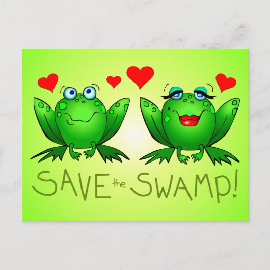 沼救の痙攣とベウラの緑 ポストカード (正面)