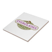 沼沢地の国立公園-フロリダ タイル (側面)