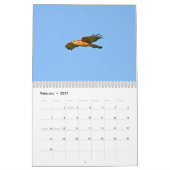 沼沢地の鳥のカレンダー カレンダー (2月 2027)