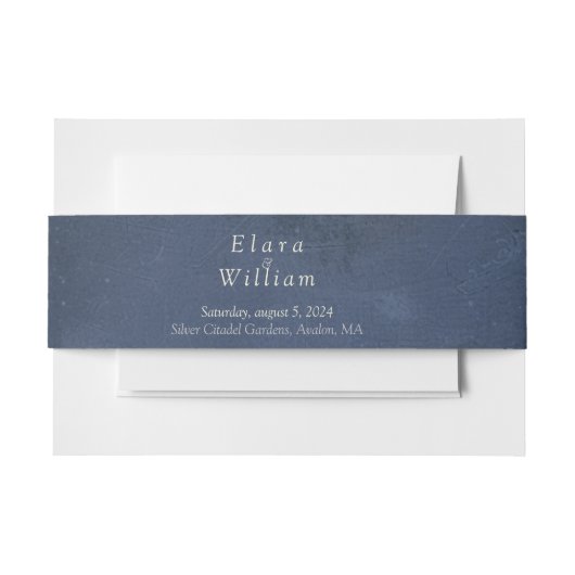 沼野瀬王室の招待状用帯 招待状ベリーバンド (正面例)