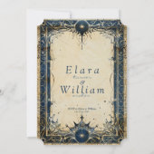 沼野瀬王室の結婚式招待状 招待状 (裏面)