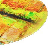 "沼鮮やかの森"かわいい絵画の。買今 カッティングボード (角)