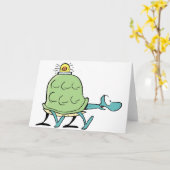 沼（すま）亀（かめ），じきに回復 カード (黄色い花)