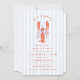 沿岸かわいこちゃんベビーシャワー招待状 招待状