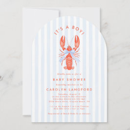 沿岸かわいこちゃんベビーシャワー招待状 招待状