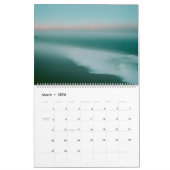 沿岸と霧カラフルの強い海の夕日 カレンダー (3月 2026)