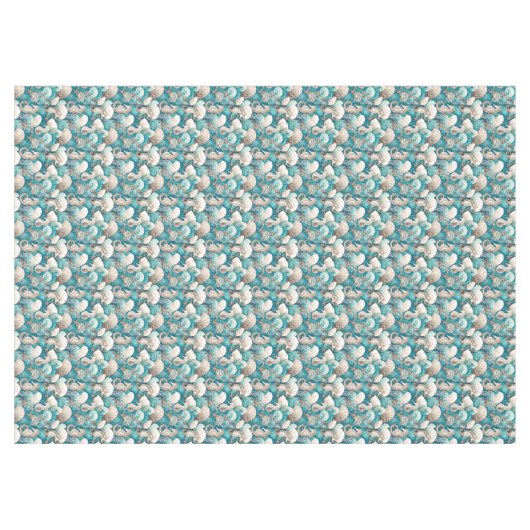 沿岸のはっきりしたクリスマスの木馬パターン#4 ID1009 テーブルクロス (正面(横))