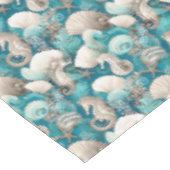 沿岸のはっきりしたクリスマスの木馬パターン#4 ID1009 テーブルクロス (アングル)