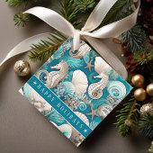 沿岸のはっきりしたクリスマスの木馬パターン#4 ID1009 フェイバータグ