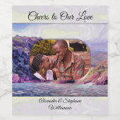 沿岸のイェラ応援への私たちの愛1620 ワインラベル (シングルラベル)