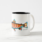 沿岸のカツオマス；マグ ツートーンマグカップ (正面右)