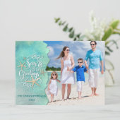 沿岸のクリスマス季節のごあいさつ写真 シーズンカード (スタンド正面)