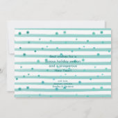 沿岸のクリスマス季節のごあいさつ写真 シーズンカード (裏面)