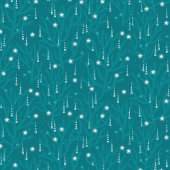 沿岸のクリスマス水中バブル ラッピングペーパー