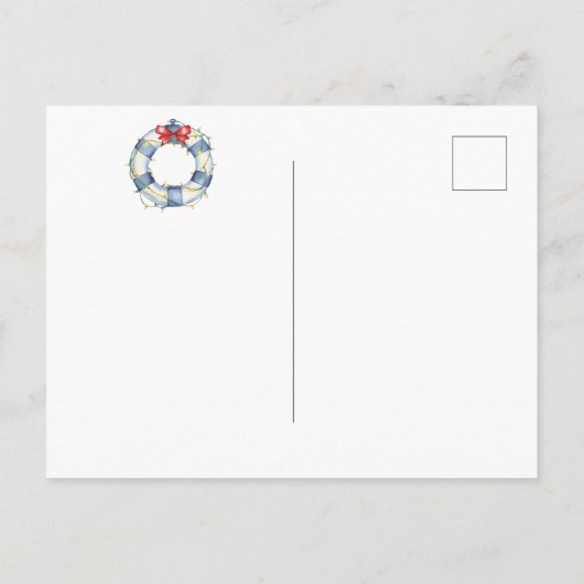 沿岸のクリスマス移動発表 案内ポストカード (裏面)