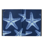 沿岸のシックなビーチの素朴な青い航海のヒトデ iPad AIRケース (外側)