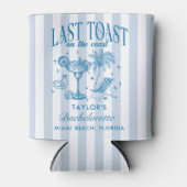 沿岸のバチェロレッテ 現代のカクテルパーティー 青 缶クーラー (正面)