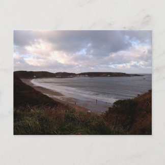 沿岸のビーチシーン、モーファネフィン ポストカード