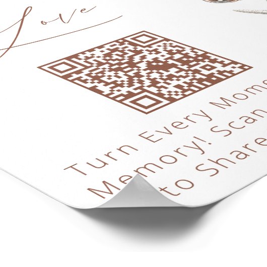 沿岸のブライダルシャワーが愛を捉える ポスター (角)