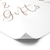 沿岸のブライダルシャワーカードとギフト ポスター (角)