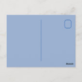 沿岸のブルーとホワイトカニ ポストカード (裏面)